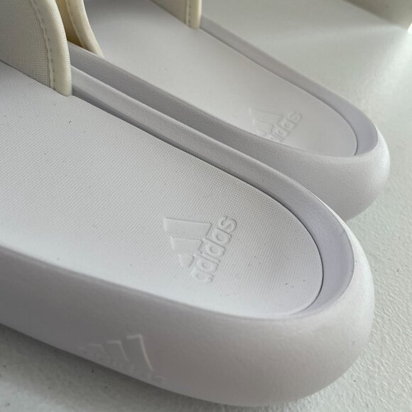 NEW Adidas Womens Size US 5 Adilette Zplash Slides White Foam Sandals - Picture 4 of 6